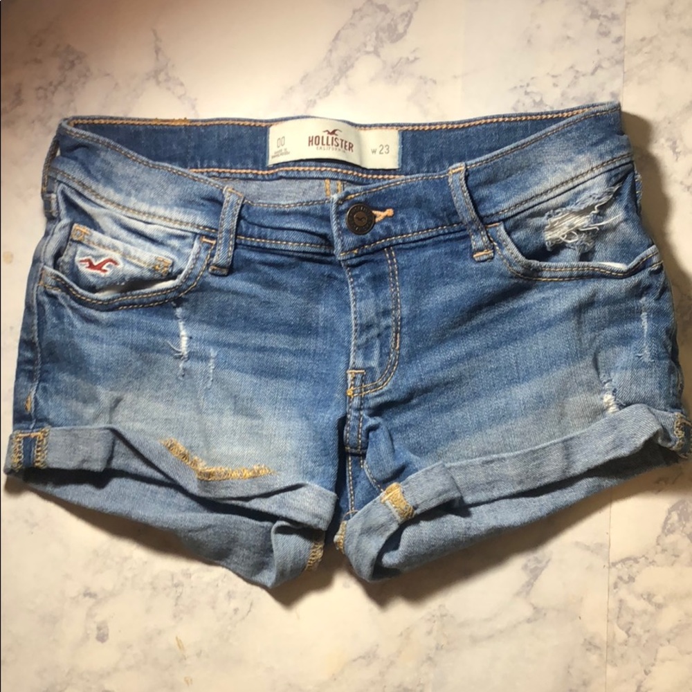 Hollister jean shorts